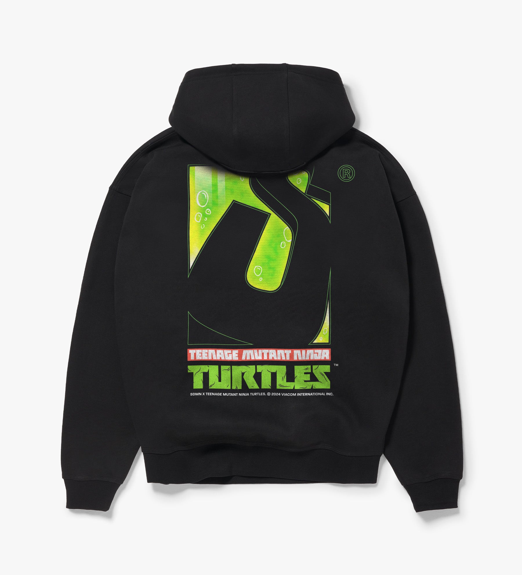 SDMN x TMNT Initial Zip Hoodie [Black]