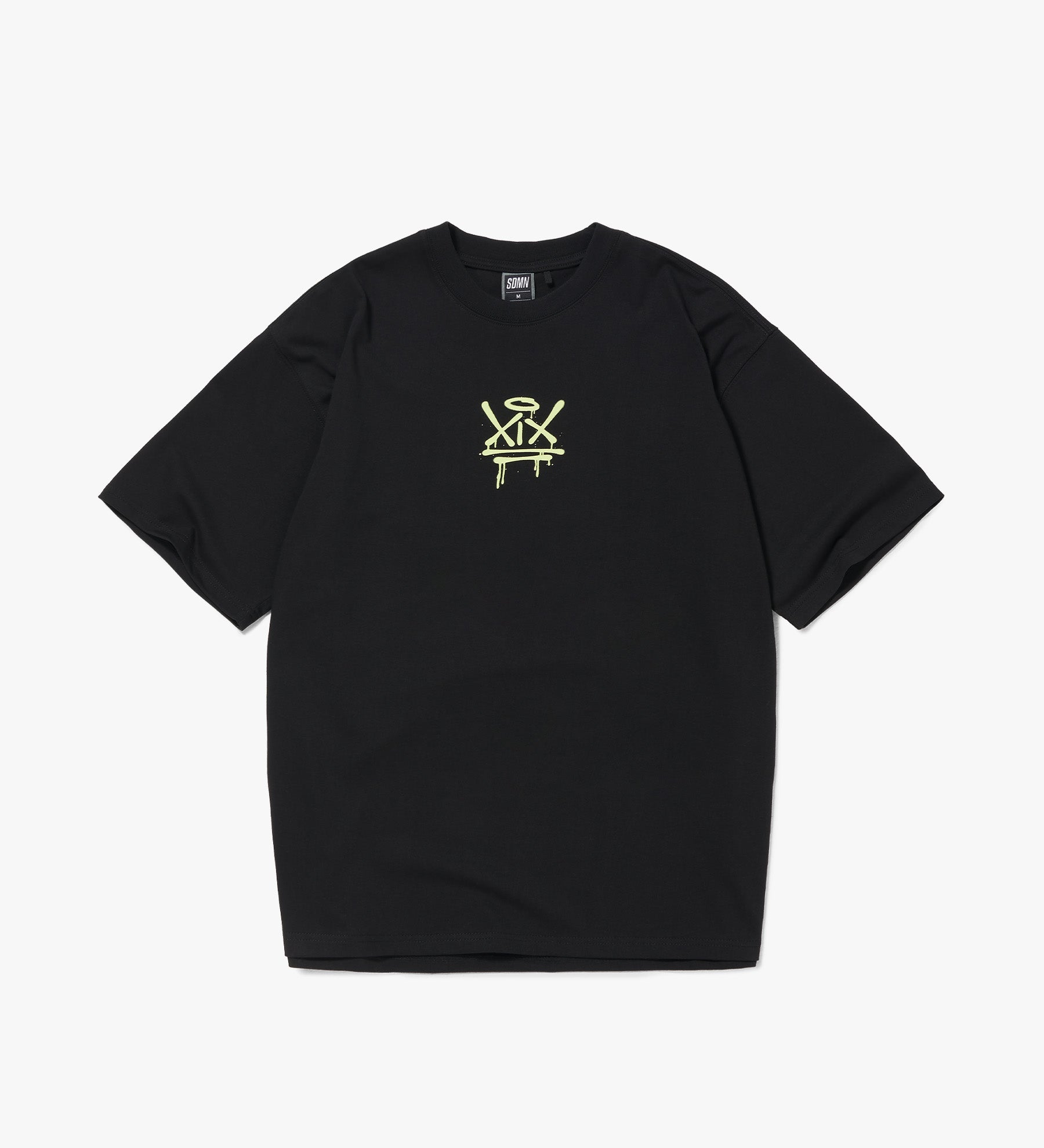 XIX Spray T-Shirt [Black/Lime Green]